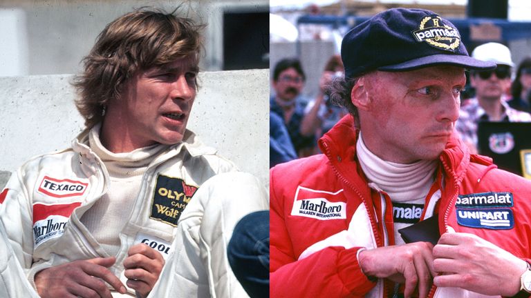 James Hunt pipped Niki Lauda to the 1976 championship
