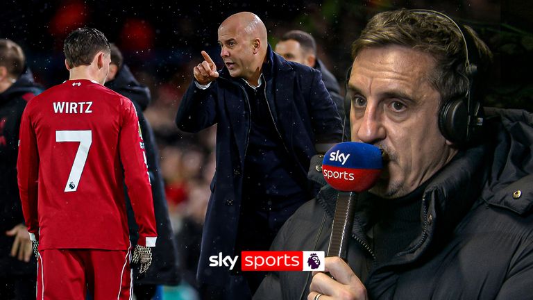 Gary Neville questions how Arne Slot will get the best out of Florian Wirtz 