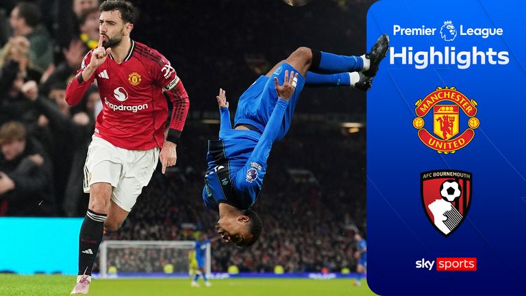 Highlights of Manchester United's Premier League match against Bournemouth.