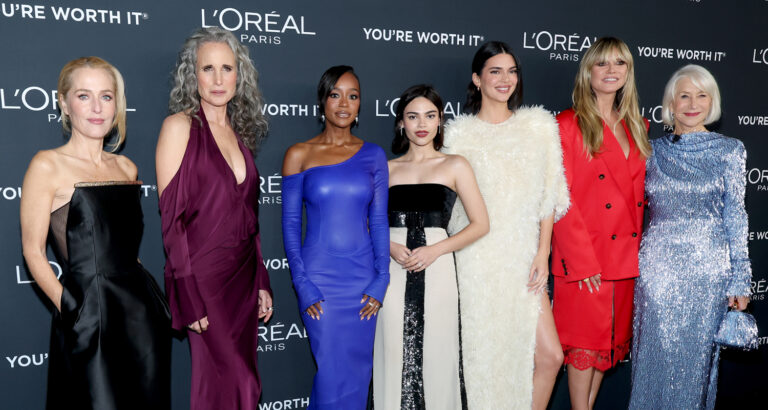 Kendall Jenner Wears Furry White Dress to L’Oréal Paris Women of Worth 20th Anniversary Event Alongside Heidi Klum, Gillian Anderson, & More! | Aja Naomi King, Andie MacDowell, Ariana Debose, Ariana Greenblatt, Ariana Madix, Camilla Luddington, Chandler Kinney, Gillian Anderson, Heidi Klum, Helen Mirren, Isabela Merced, Jen Affleck, jenna johnson, Katherine LaNasa, Kendall Jenner, Kris Jenner, Niecy Nash, Rylee Arnold, Sophia Bush, Stassi Schroeder, Whitney Leavitt | Celebrity News and Gossip | Entertainment, Photos and Videos