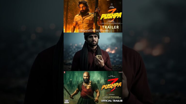 Pushpa 3 : Official Trailer / Allu Arjun / Vijay D / Pushpa The Rampage Trailer / Sukumar / Trailer