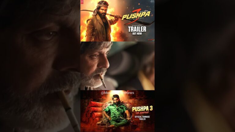 Pushpa 3 Trailer | Allu Arjun | Pushpa The Rampage Teaser Trailer | Rashmika | Pushpa 3 New Trailer