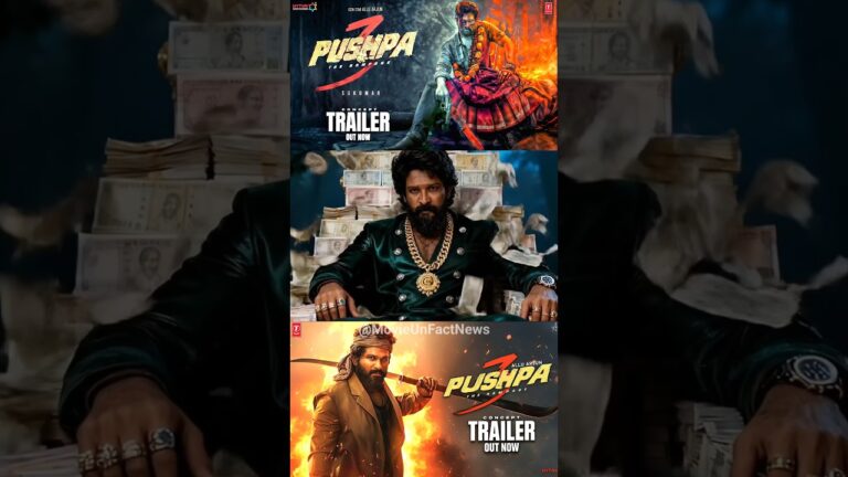 Pushpa 3 – Trailer | Allu Arjun | Sukumar | Pushpa 3 The Rampage Trailer | New Movie Trailer