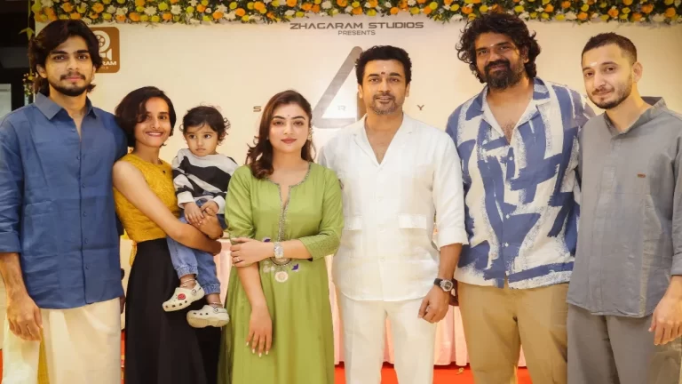 Suriya 47: Jithu Madhavan’s next with Suriya begins with pooja ceremony, Nazriya and Naslen join
