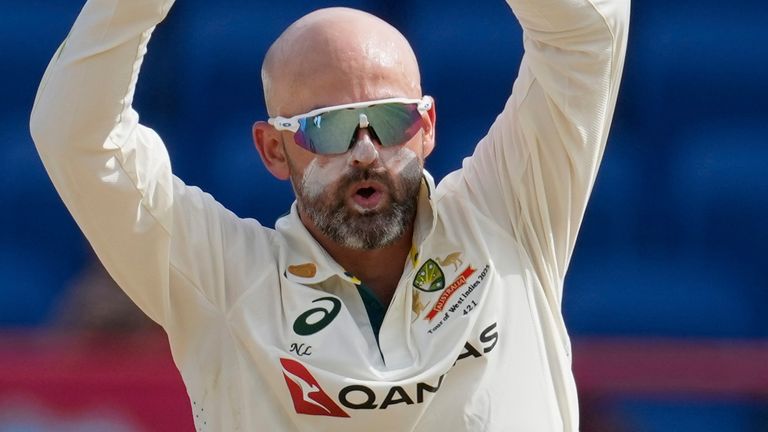 Australia's Nathan Lyon, Test cricket (Associated Press)