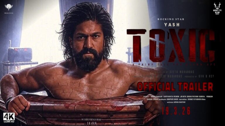 Toxic : Official Trailer | Rocking Star Yash | Kiara Advani | Getu Mohandas | Toxic Poster