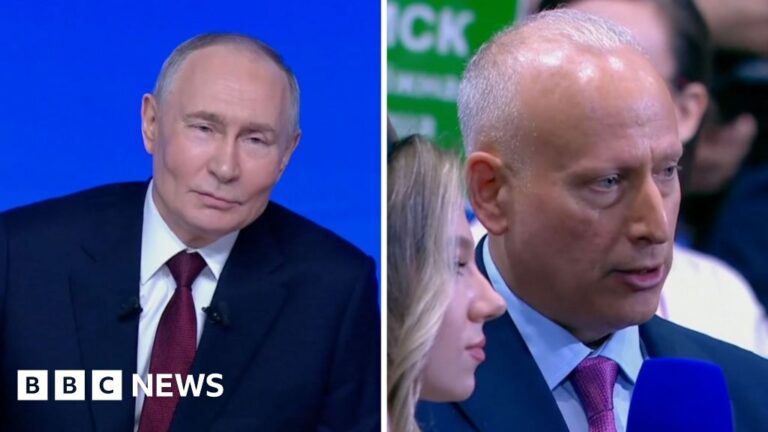 Was Putin’s response to my question about war in Europe an olive branch?
