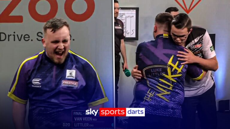 When 16-year-old Littler met Van Veen in 2023 final