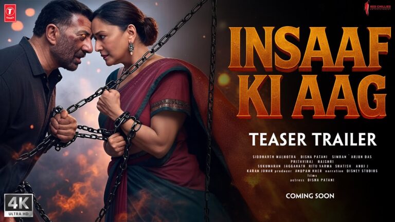 Insaaf Ki Aag – Official Trailer | Sunny Deol, Madhuri Dixit | New Bollywood Movie 2025