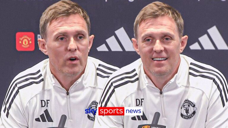 Best of Fletcher's first press conference as Man Utd interim head coach