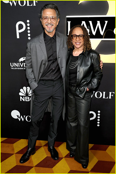 stars attending Law and Order 25th anniversary celebration