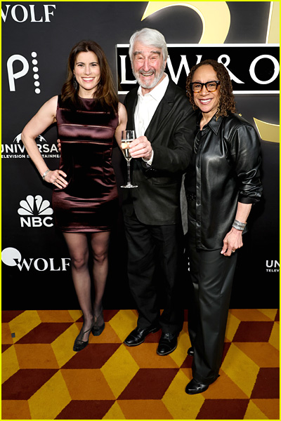 stars attending Law and Order 25th anniversary celebration