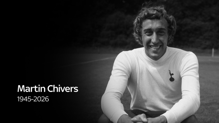 Martin Chivers: Former Tottenham and England striker dies aged 80 | Football News