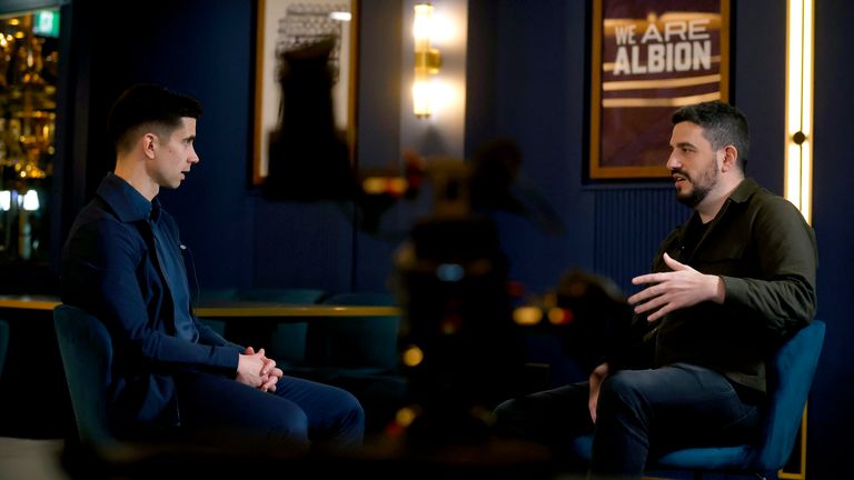 Ramsay sat down with Sky Sports during his unveiling as West Brom head coach