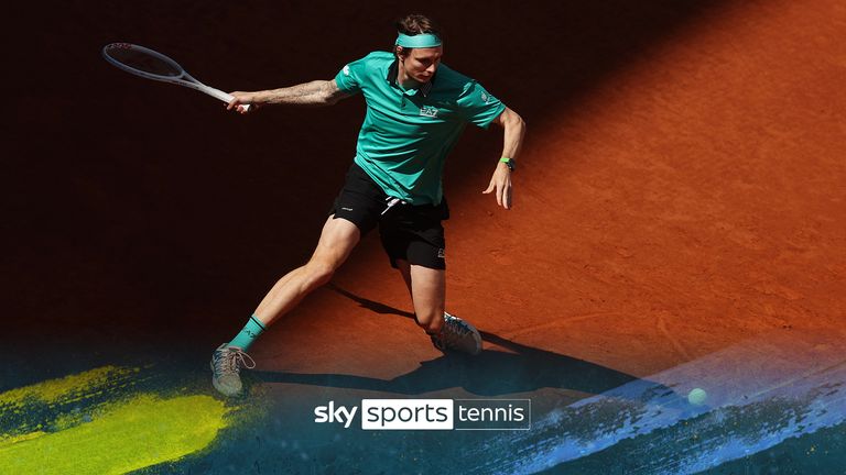 Alexander Bublik hits SIX underarm serves