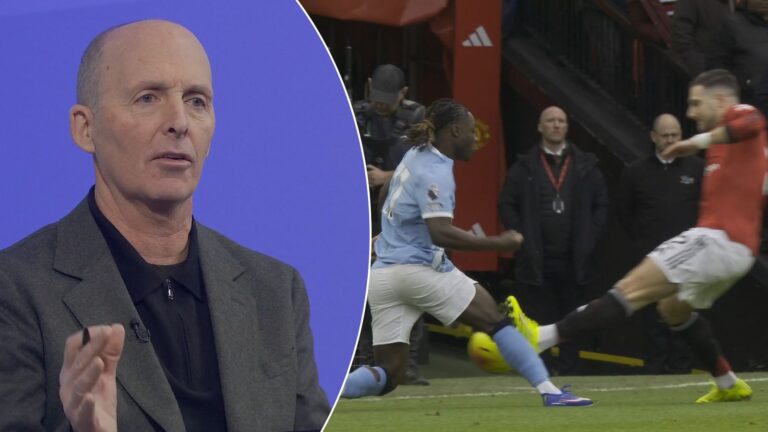 '100 per cent a red!' | Dean certain Dalot should be sent off in Manchester derby