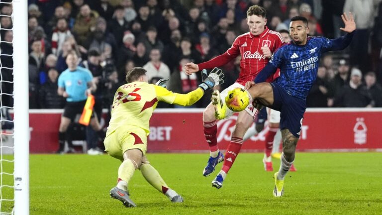 N Forest 0 – 0 Arsenal
