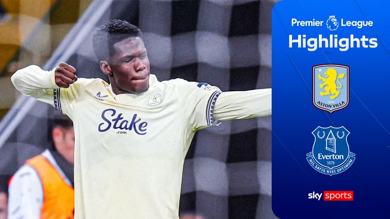 Aston Villa vs Everton highlights
