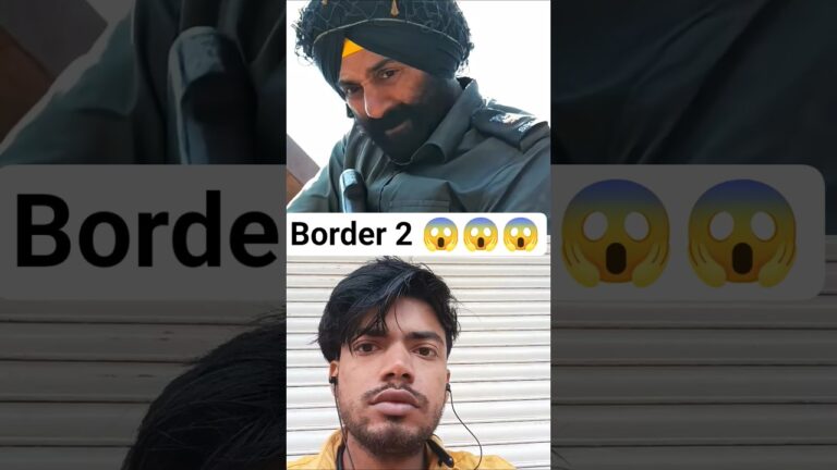 Border 2 Official Trailer Review | Border 2 | Sunny Deol #funnyvideo #shorts #border2 #bollywood