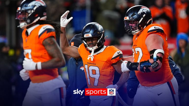 Marvin Mims scored an incredible 26-yard touchdown as Denver regained the lead with less than a minute to go against Buffalo.