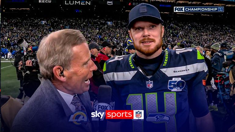 Los Angeles Rams @ Seattle Seahawks | Sam Darnold praises Seahawks team to reach the Super Bowl