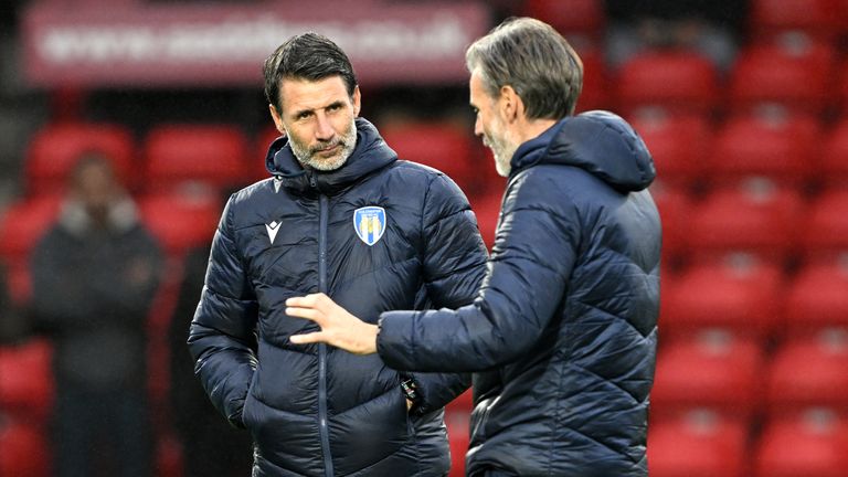 Danny and Nicky Cowley have been in charge at Colchester since January 2024