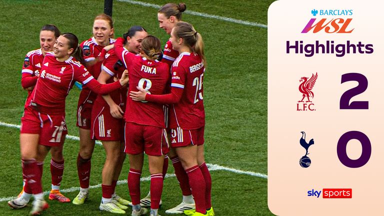 liverpool vs tottenham wsl hl