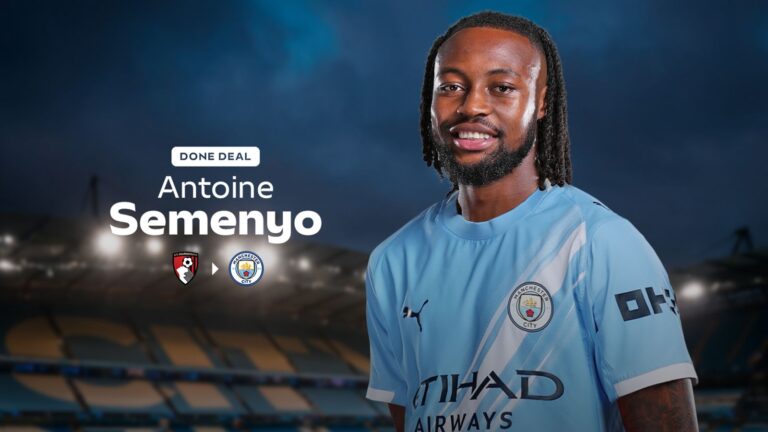Antoine Semenyo joins Man City: Bournemouth forward signs in £64m transfer to take City spending over £425m in 12 months | Football News