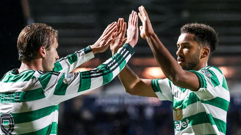 Benjamin Nygren (L) is Celtic's top scorer this season