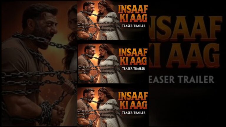 Insaaf Ki Aag – Official Trailer | Sunny Deol, Madhuri Dixit | New Bollywood Movie 2026