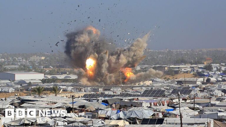 Israeli air strikes kill at least 27 Palestinians in Gaza, rescue officials say