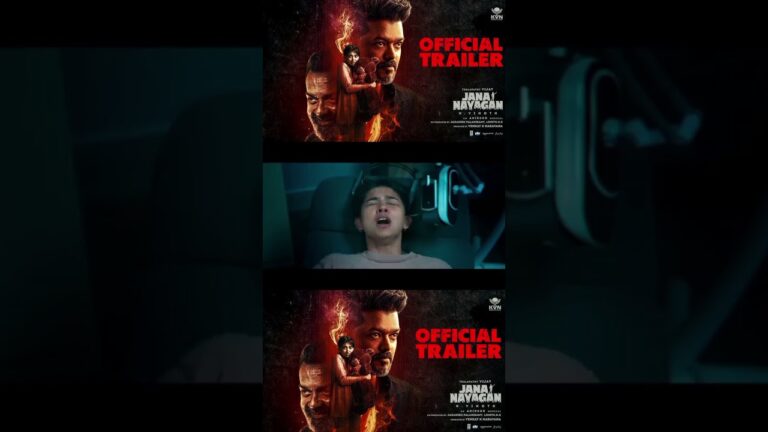 Jana Nayagan official trailer Vijay Thalapathi bobby deol#shortfeed#movie#ytshorts