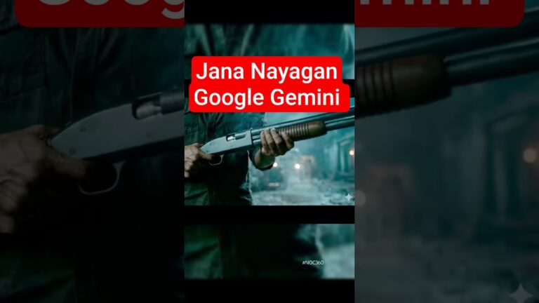 Jana Nayagan official trailer using Google Gemini AI #noc360 #jananayagan #vijay #thalapathy #69