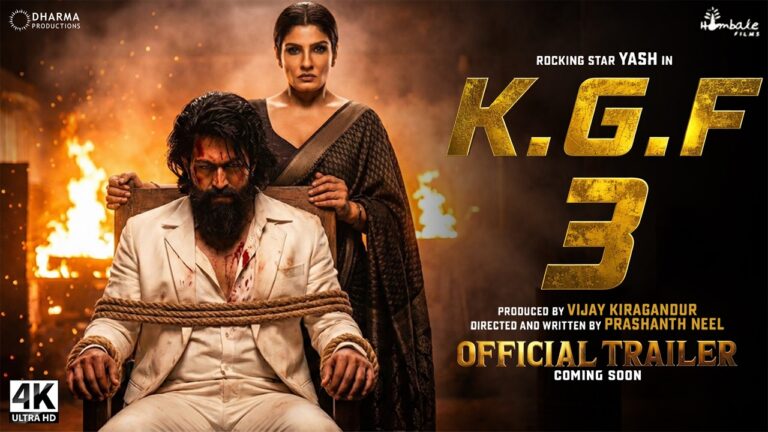 K.G.F: Chapter 3 – Official Trailer | Yash | Prabhas | Raveena Tandon | Prashanth Neel | In 2026