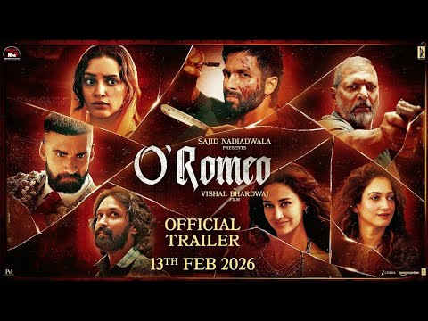 O Romeo Official Trailer | Sajid N | Vishal B | Shahid K | Triptii D | Nana P | Avinash T | 13th Feb