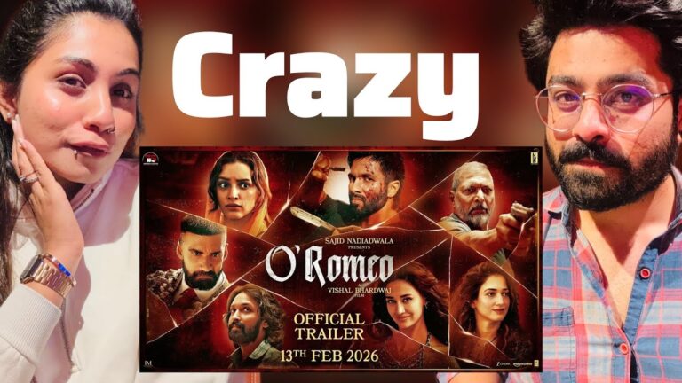 O’Romeo Official Trailer Reaction | Sajid N | Vishal B | Shahid K | Triptii D | Nana P | Avinash T