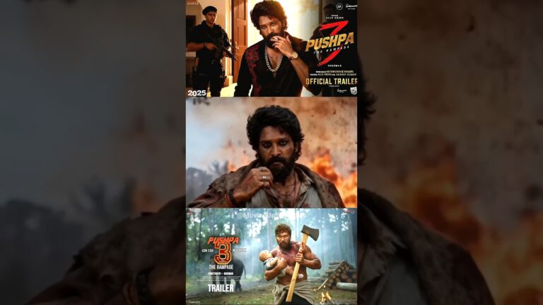 Pushpa 3 Official Trailer | Allu Arjun | Sukumar | South New Movie | Pushpa 3 The Rampage Trailer