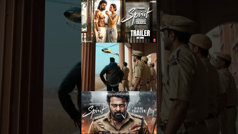 SPIRIT- Official Trailer | Rebel Star Prabhas | Sandeep R Vanga | Spirit First Look Trailer