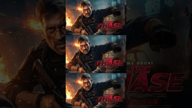 THE CHASE: Official Trailer – MahendraSingh Dhoni | R. Madhavan | MS Dhoni New Movie | 2026