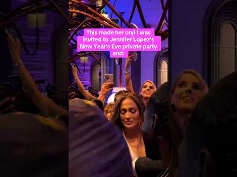 This Made Her Cry! I Was Invited To Jennifer Lopez's New Year's Eve Private Party And: