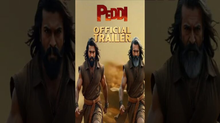 peddi Official Trailer| Ram Charan | Jhanvi Kapoor | Peddi Trailer