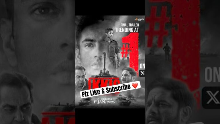 #trending #ikkis #movie #official #trailer π₯ #shorts #viral #youtubeshorts #reaction πΏπΏπΏ
