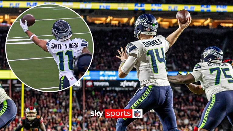 The best plays where Sam Darnold has found Jaxon Smith-Njigba 