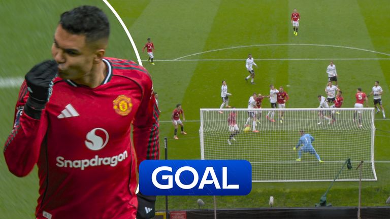 Man Utd Casemiro goal