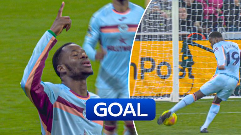 Brentford back in front.