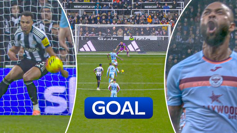 Brentford take the lead.