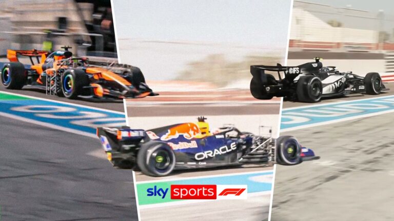 FIRST LOOK: Verstappen, Piastri and Cadillac on track in early stages of Bahrain Test!
