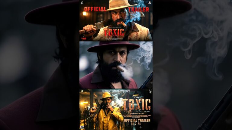 TOXIC – Official Trailer | Rocking Star Yash | Geetu Mohandas | Toxic New Movie Trailer