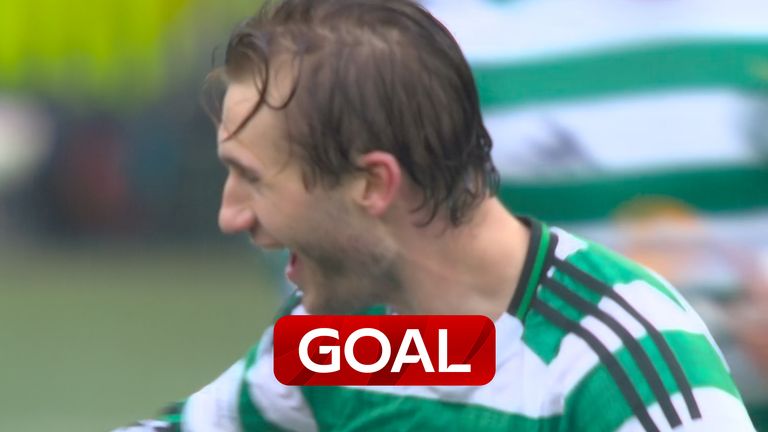 Benjamin Nygren taps in from close range after a mix up from the Kilmarnock defenders following a long throw-in from Julian Araujo.