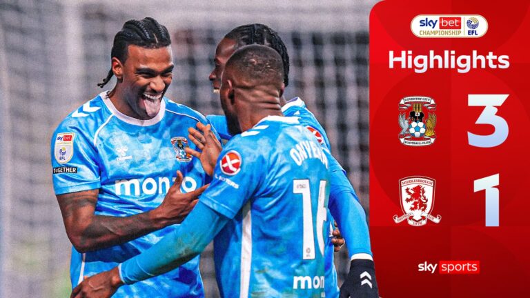 Wright hat-trick FIRES Coventry back to top of Championship!